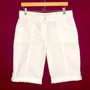 Chico’s Ripstop Utility 15.5” Shorts- Optic White